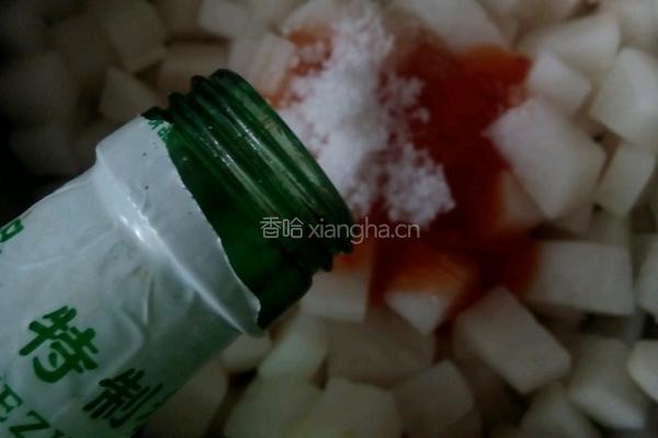 糖醋泡萝卜的做法图解8