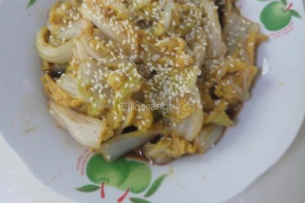 响油娃娃菜的做法图解2