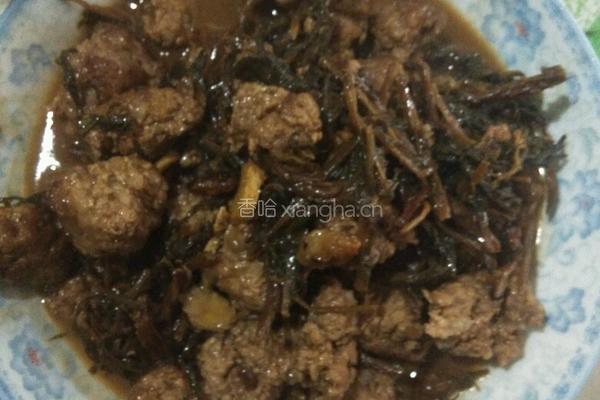 菜干炖肉圆的做法图解8