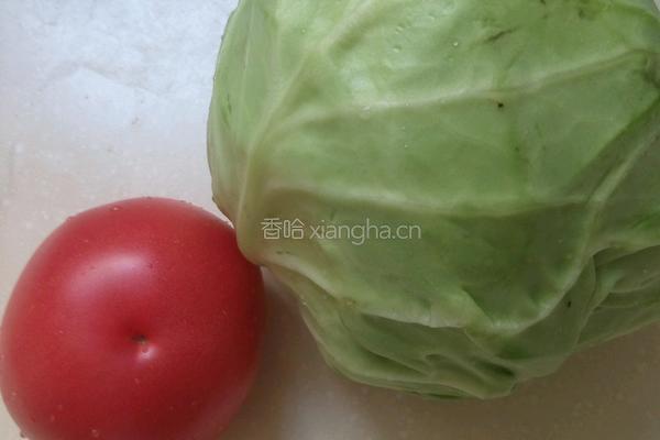 爆炒甘蓝的做法图解1