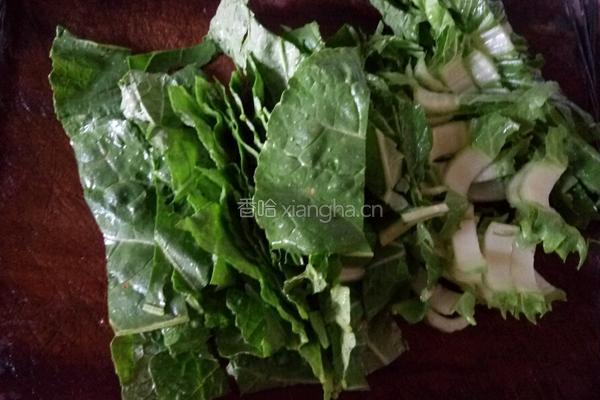 南瓜青菜燕麦粥的做法图解2