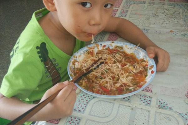 杂酱面的做法图解11