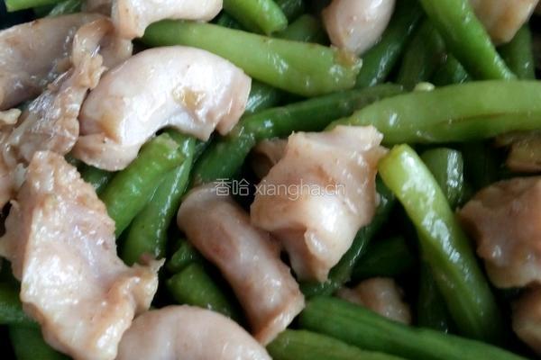 生肠炒豆角的做法图解5