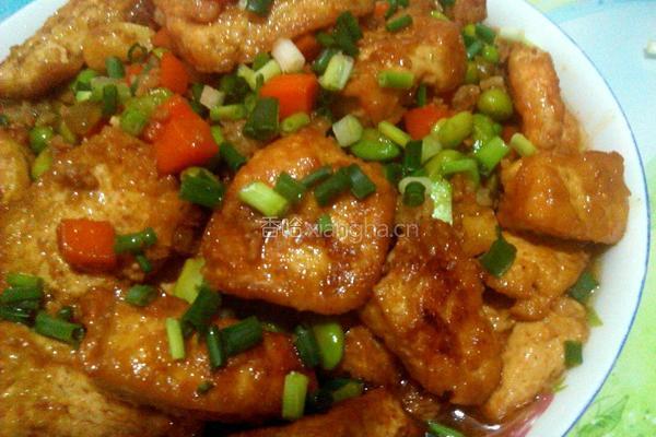 毛豆焖豆腐的做法图解9