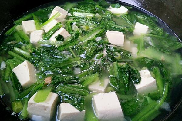 小白菜豆腐汤的做法图解12