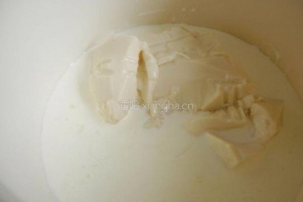 豆腐冰淇淋的做法图解2