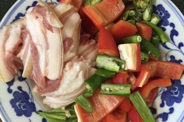 双椒回锅肉的做法图解5