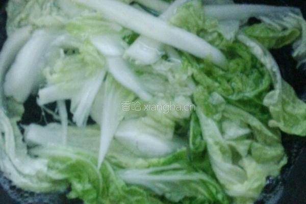 响油白菜的做法图解2