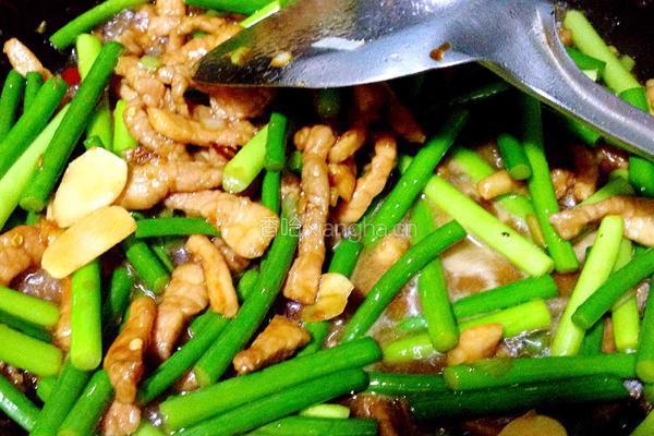 蒜薹肉丝的做法图解6