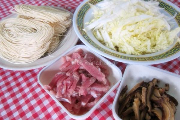 炒面线的做法图解1