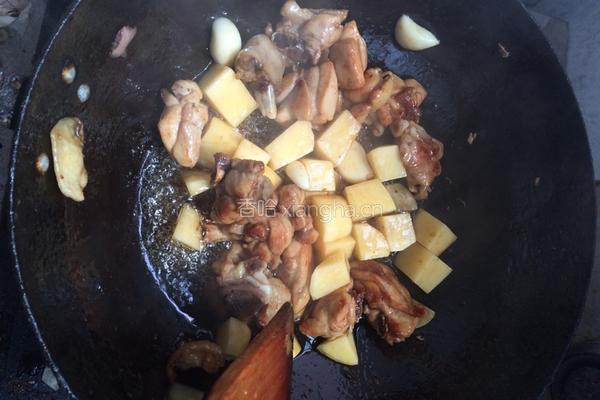 香菇土豆鸡腿的做法图解5