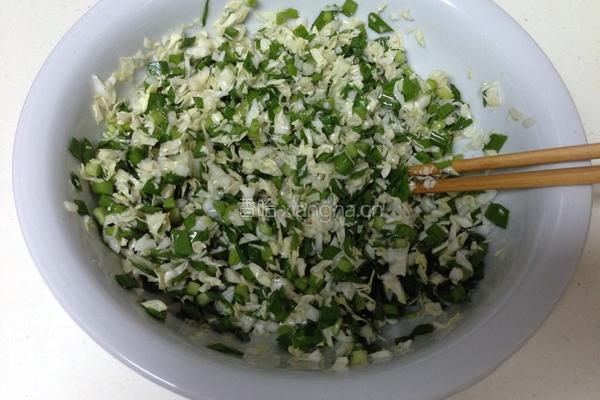 素菜馅饼的做法图解4