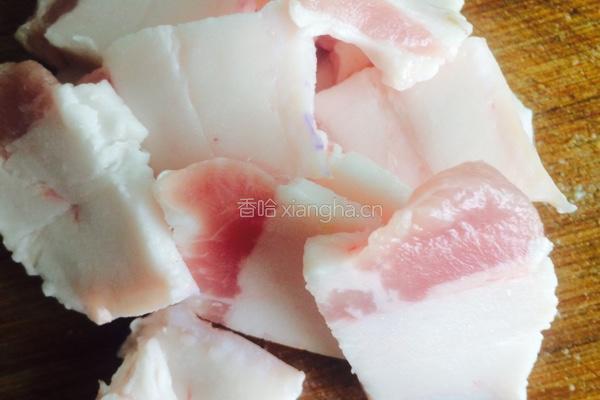 豆芽韭菜炒肉的做法图解3