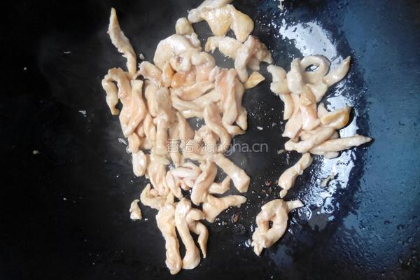 鸡丝炒圆白菜的做法图解4