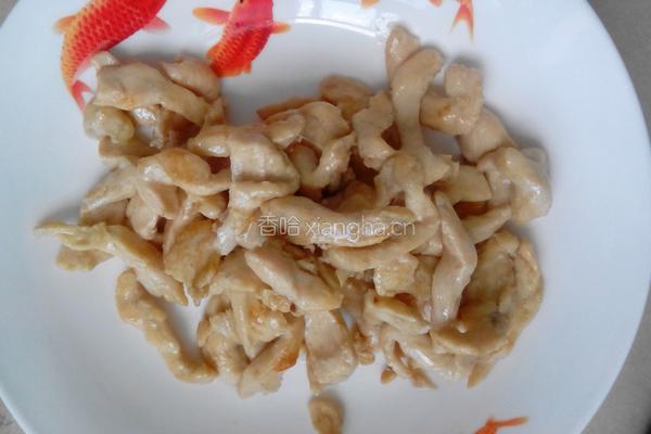 鸡丝炒圆白菜的做法图解5