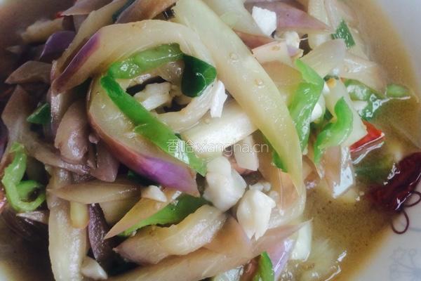 蒜香茄丝的做法图解5