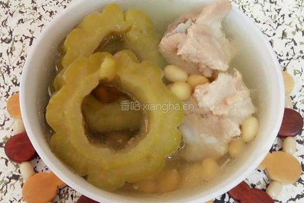 苦瓜黄豆排骨汤的做法图解10