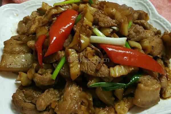 黄瓜干炒五花肉的做法图解9
