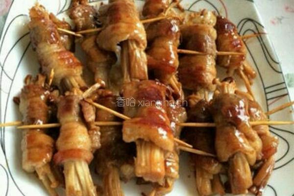 金针菇肉卷