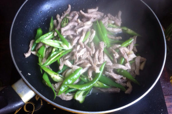 尖椒肉丝的做法图解6