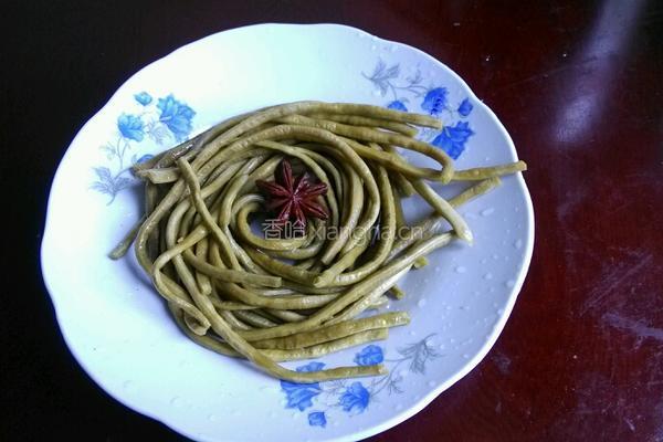 凉拌泡豇豆的做法图解3