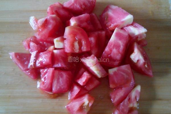 西红柿炒豆角的做法图解3