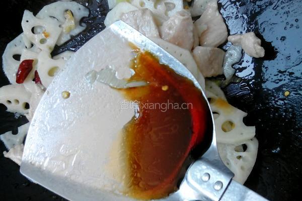 藕片炒肉的做法图解10
