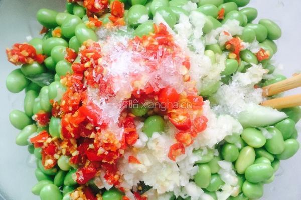 青豆拍黄瓜的做法图解4