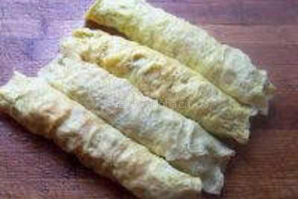 鲜肉蛋卷的做法图解9