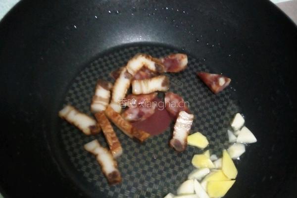 腊味炒芥蓝的做法图解7
