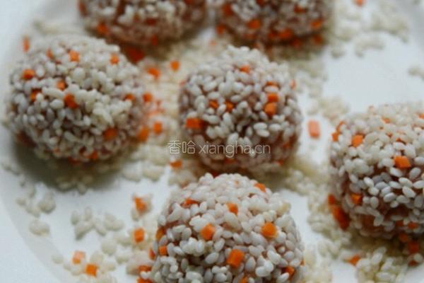 珍珠丸子的做法图解5