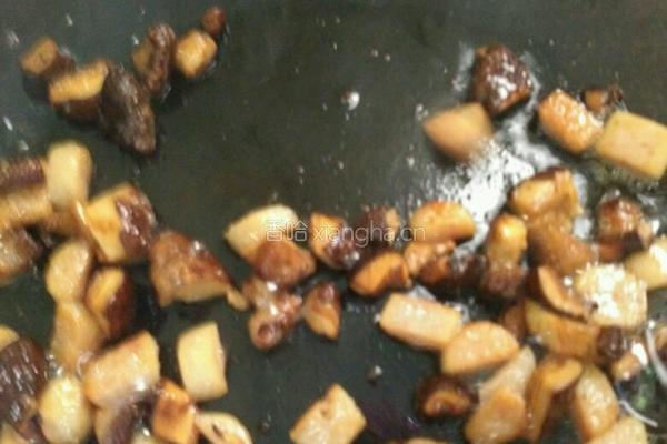 包菜炒饭的做法图解3