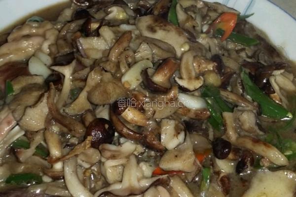 清炒野生菌的做法图解5