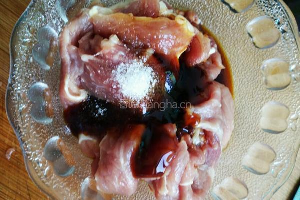 青椒肉片的做法图解4