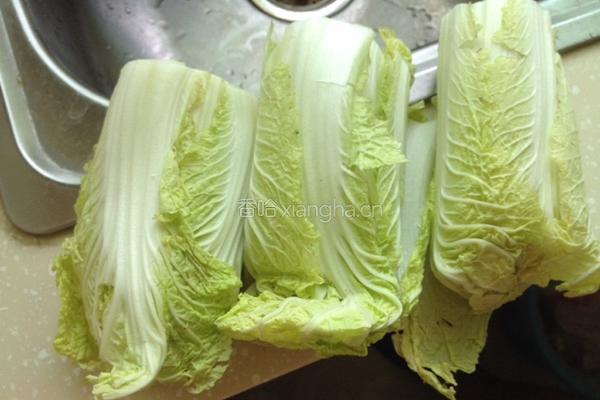 鸽汤版醋溜娃娃菜的做法图解1