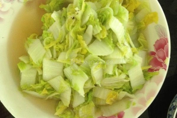鸽汤版醋溜娃娃菜的做法图解6