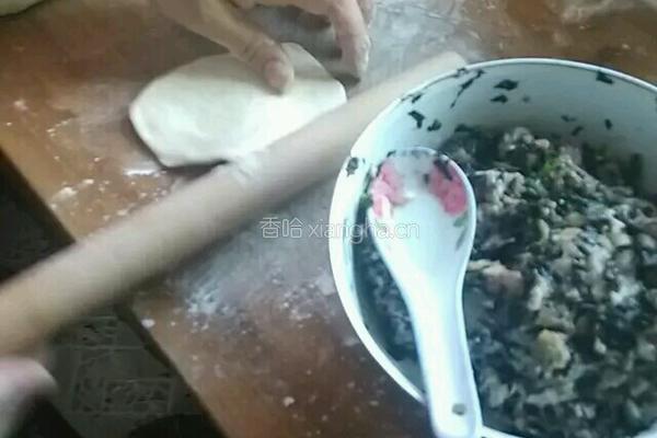 紫菜包子的做法图解5