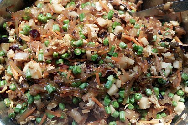 长豆角茄丁包的做法图解4