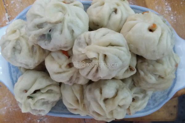 胡萝卜肉馅包的做法图解7