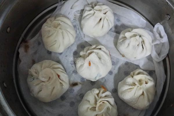 胡萝卜肉馅包的做法图解6