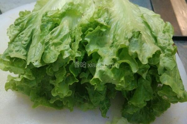呛生菜的做法图解1