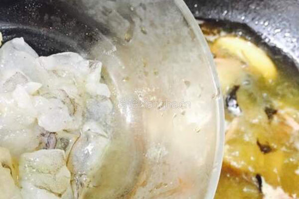 虾仁火腿香菇打卤面的做法图解9