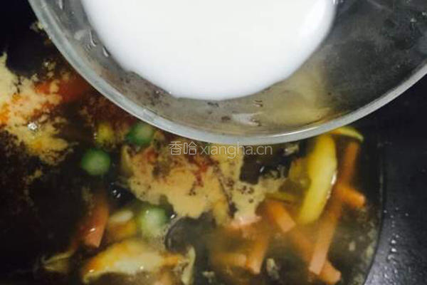 虾仁火腿香菇打卤面的做法图解10