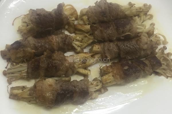 孜然金菇肥牛卷的做法图解8