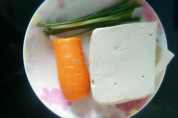 豆腐虾仁饼的做法图解2