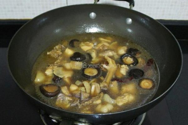 香菇焖鸡的做法图解7