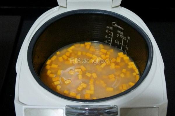 南瓜饭的做法图解5