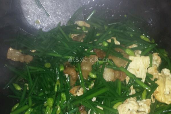 韭菜花炒鸡蛋的做法图解6