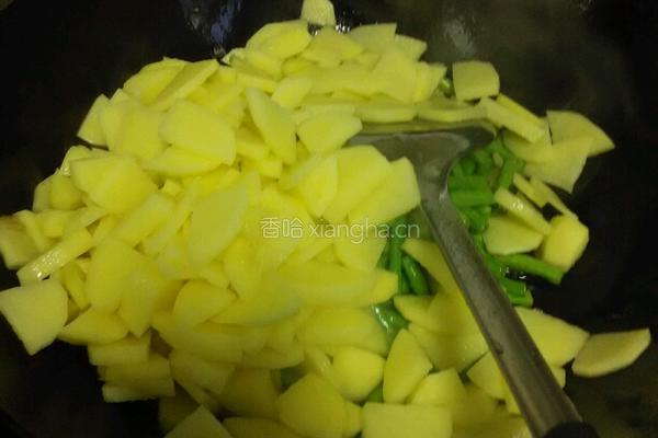 豆角炒土豆片的做法图解8