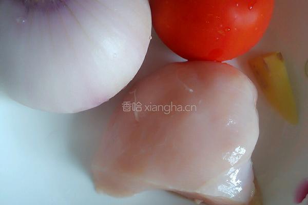 杂烩炒鸡丝的做法图解1